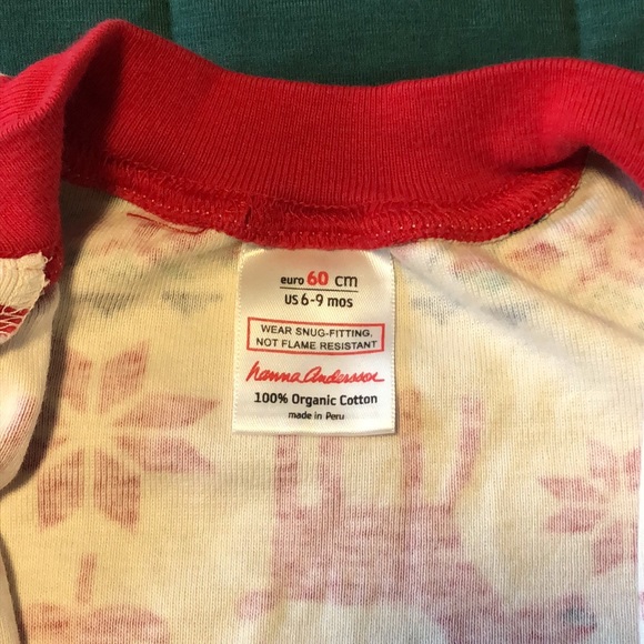 Hanna Andersson big zip sleeper in Dear Deer, Christmas, size 6-9 months/60 cm - Picture 2 of 2